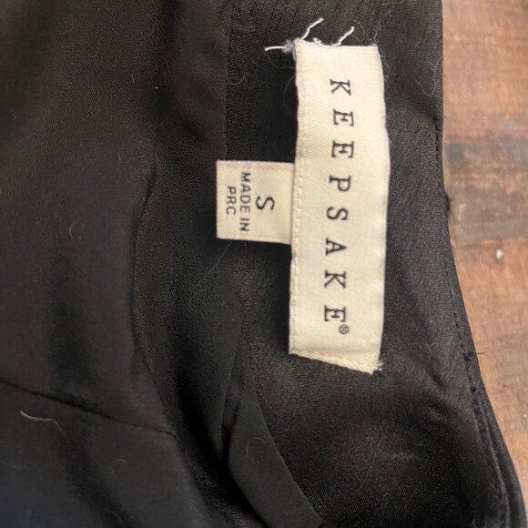 Vintage Keepsake Black Skater Dress Size Small - Picture 3 of 3